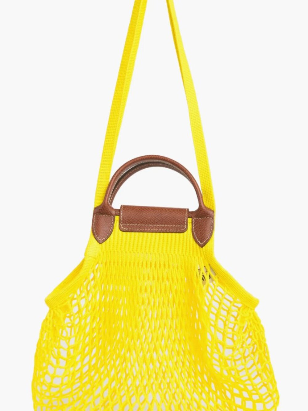 Longchamp Le Pliage Filet Knit Net Bag - like new - Picture 7 of 10